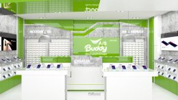 Design, manufacture and installation of stores: AIS Buddy by Phone Phone Shop, Bang Pa-in, Phra Nakhon Si Ayutthaya.
